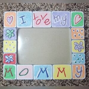 "I Love My Mommy" Picture Frame 3.5"×5" Colorful Tabletop Art